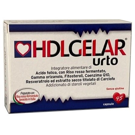 HDLgelar Urto 45 Capsule Integratore per il Colesterolo