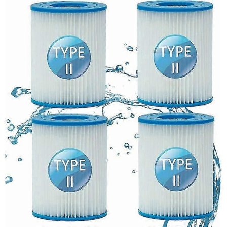 Bassengfilter for Bestway 58094, for Bestway Filter Type II, Bassengfilter (4 STK).