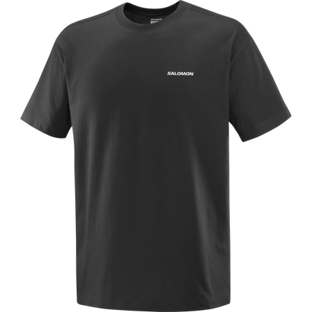 Salomon - Baselayer: Tops Bekleidung Salomon Logo Rx Tee M - Deep Black