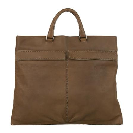 Bottega Veneta Vintage, Pre-owned Leather Tote Bag Bruin, Dames, Maat:ONE Size