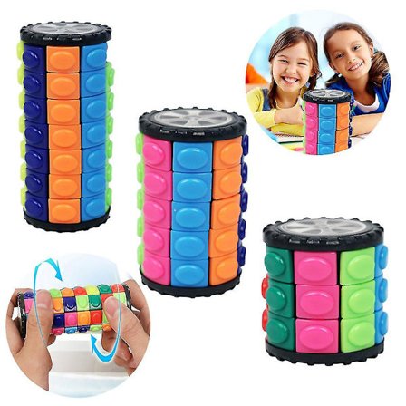 Cylindrisk magisk terning dekompressions magisk terning anti-angst logikspil(7)