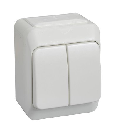 Schneider Electric Aqua Stark Strömbrytare IP44 Kron, 16A PV, Strömbrytare & vägguttag