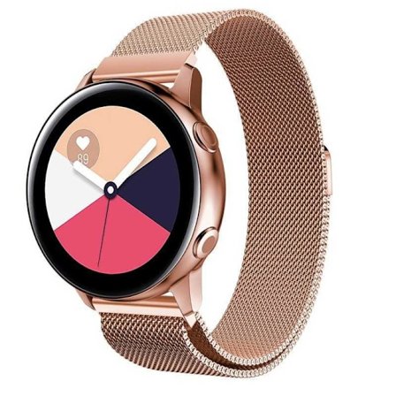Samsung Galaxy Active Armbånd Milanese Loop Rose Gold