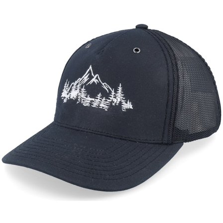 Wild Spirit - Preto trucker Boné - Nature Mountain Scenery Hawthorne Black Trucker @ Hatstore