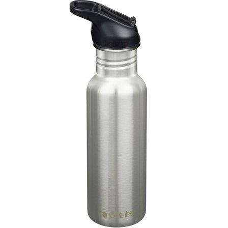 Klean kanteen Classic Narrow Flip Sport drikkeflaske 532 ml, børstet stål