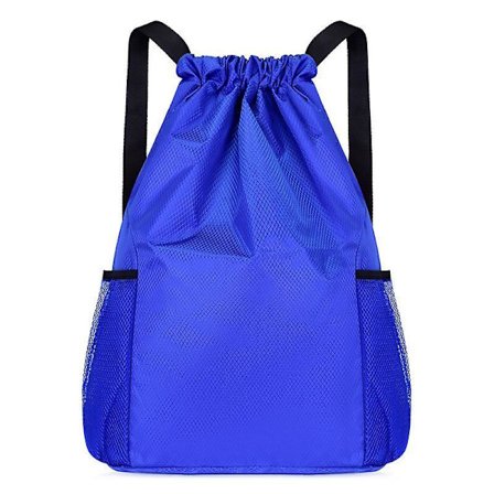 Ryggsekk med snøring for svømming, skole, idrett, studenter, vanntett sportsbag, gym, reiser, barn, voksne, fitness