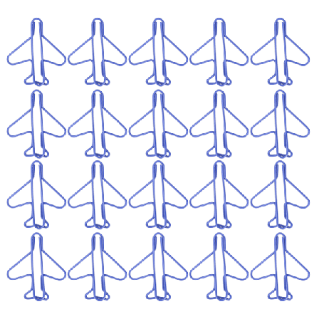 20 KPL Monitoiminen Mini Metallinen Lentokone Paperiliitin Kirjanmerkki Klipsi Tiedosto Muistikirjan Pidike