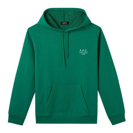 A.p.c. Hoodies , Groen , Heren , Maat: M