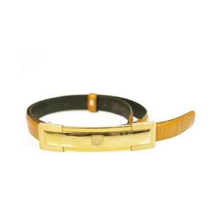 Versace Pre-owned Skinny Bælte Orange, Dame Vintage Accessories, Størrelse: ONE Size