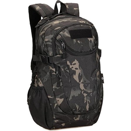 25L Taktisk Militær Rygsæk Molle Rygsæk Assault Rygsæk Skoletaske Dagsrygsæk til Camping Vandreture Cykling Trekking