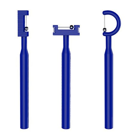 3-delt sett for tungetuppøvelser, verktøy for oral muskeltrening, slitesterkt og trygt