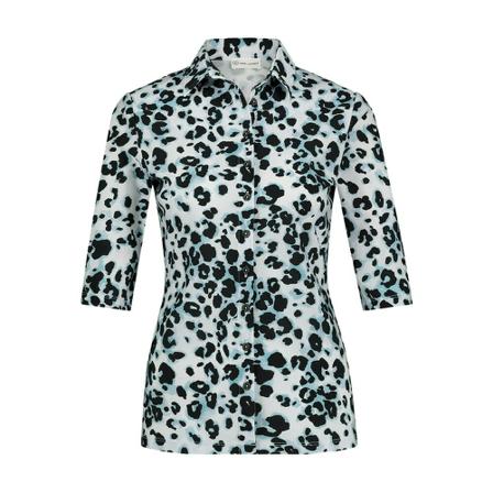 Jane Lushka Bluse Kikkie Technical Jersey Blå, Dame