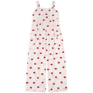 Monnalisa White Heart Detail Jumpsuit 14 Years - All in ones - 14 years - Cream - Mädchen