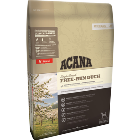 Acana - Dog Singles Free-Run Duck 6 kg - Hund - Hundefôr & hundemat - Tørrfôr for hund - ZOO.no