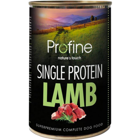 Profine - Hund Single Protein Lam 400g - Hund - Hundefôr & hundemat - Våtfôr & våtmat - ZOO.no