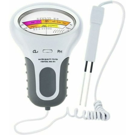 Digitaalinen klooritesteri Uima-allas Vedenlaadun analyysi (ilman paristoa) Ympäristömittauslaite-Digitaalinen pH-mittari PH-MITTARI