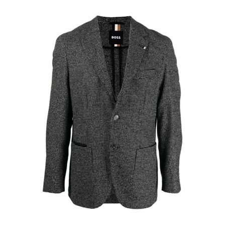 Hugo Boss, Formal Blazers Grijs, Heren, Maat:M