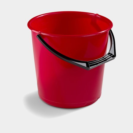 Bucket Nordiska Plast, red, 10 litres