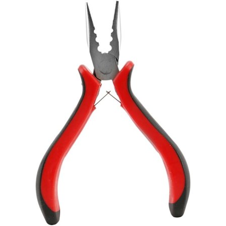 1 pakkaus 45 helmen puristustyökalua teräshelmen puristuspihdit punaiselle