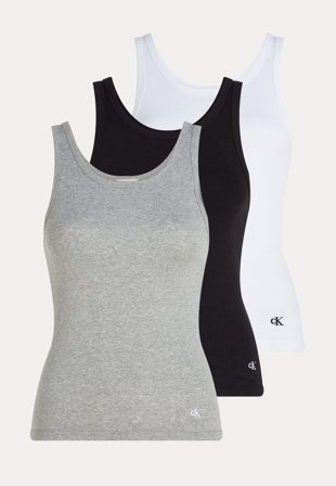 Calvin Klein-Scoop Neck Cotton Tank 3pk-XS