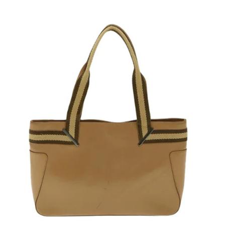 Gucci Vintage Pre-ownedLeathertotes Brun, unisex Vintage Tasker, Størrelse: ONE Size