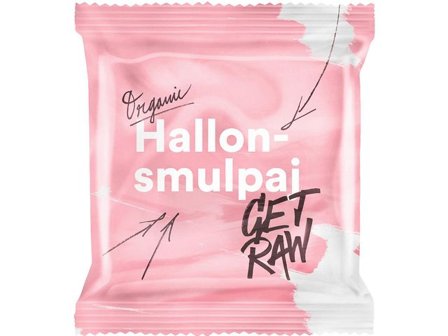 GET RAW Hallonsmulpaj 35g - Lyreco - Kök och servering - Ätbart - Kakor och bröd