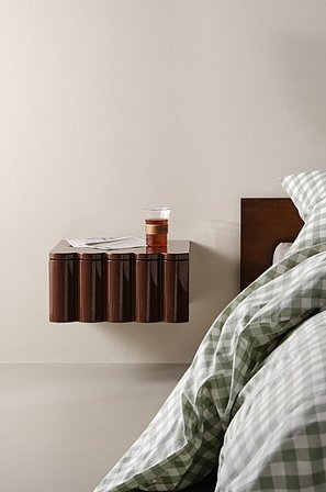 Jotex - Wandmontage Nachtkastje Braun Braun - VALLMO - Koop Nachtkastjes bij Jotex