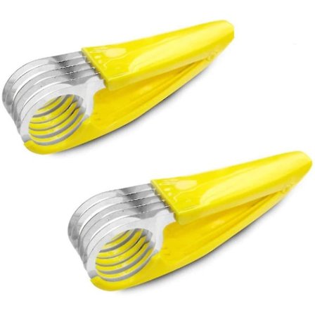 2 kpl banaaninviipaloijaa, elintarvikelaatuinen ruostumaton teräs