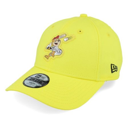 New Era - Gul adjustable Keps - Kids Mascot 9FORTY Yellow Adjustable @ Hatstore