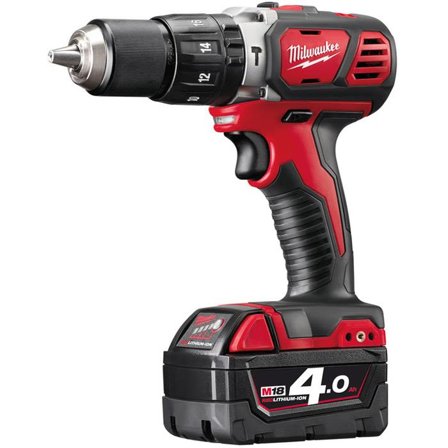 Milwaukee M18 BPD-402C Slagborrmaskin med batteri och laddare, Maskiner