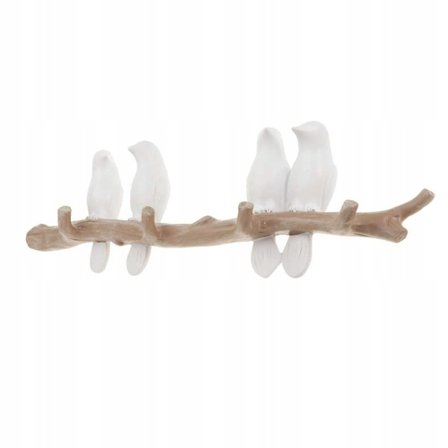 Frakkekrog, fugl på træ design Frakkekrog Frakkekrog Vægkrog Orna