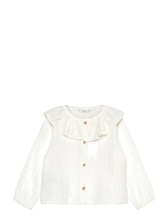 Mango | Bambula Embroidered Blouse | 9-12M