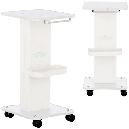 Frisörsalong kosmetisk assistent universalskåp vagn bord på hjul URZ-STO-21-WHITE