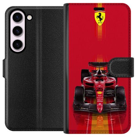 Yhteensopiva Lompakkokotelo Samsung Samsung Galaxy S23 Ferrari Formula 1 -auto ikonisessa punaisessa muotoilussa urheilullisella tarkkuudella