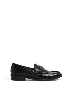 NA-KD Croc Loafers - Flache Schuhe - Schwarz - EU 36