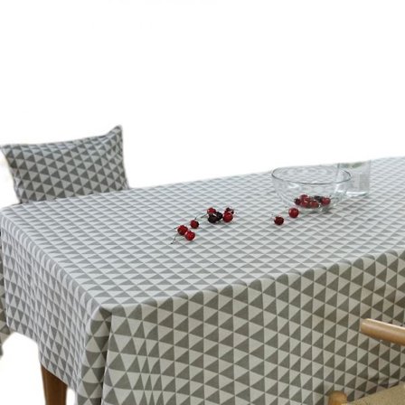 Pöytäliina, geometrinen värikäs kolmio geometria pyramidin muoto moderni kuvio new age taide urbaani koti, suorakulmainen liina ravintolakeittiöön