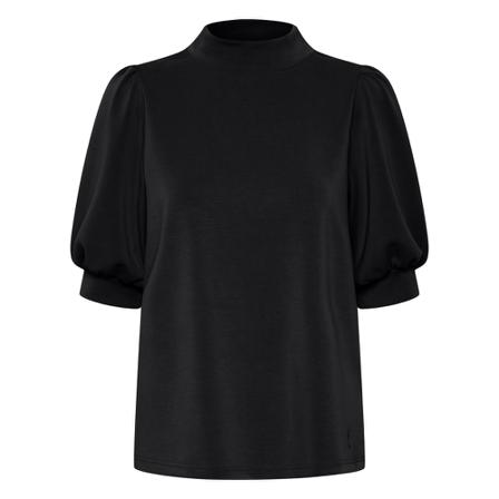 My Essential Wardrobe MWElle Puff Bluse Sort, Dame