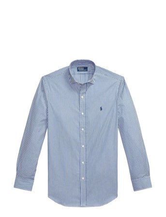 Polo Ralph Lauren | Custom Fit Striped Poplin Shirt | M