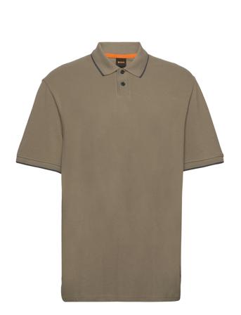 Perete Polos Short-sleeved Kakigrønn BOSS*Betinget Tilbud
