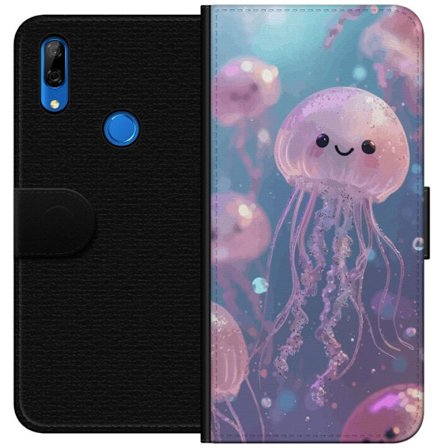 Kompatibelt Plånboksfodral till Huawei Huawei P Smart Z Magisk glittrande manet i pastell