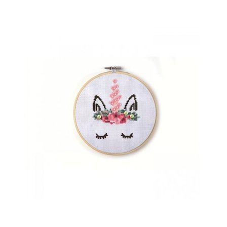 Trommesæt til broderi enhjørning