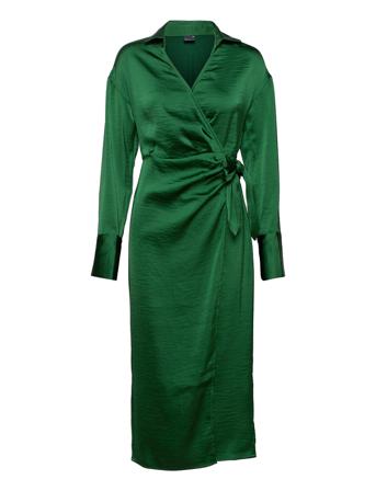 Daniella Shirt Dress Dresses Cocktail Dresses Grøn Gina Tricot
