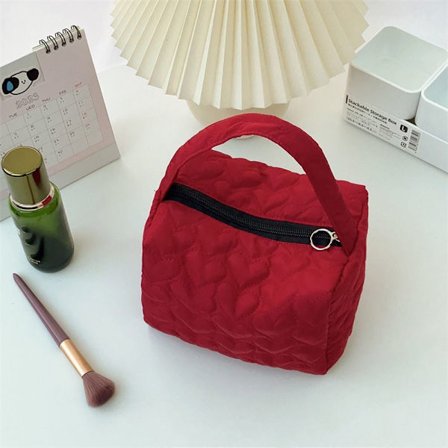 Tikattu Love Pillow Bag Mini Käsilaukku PUNAINEN