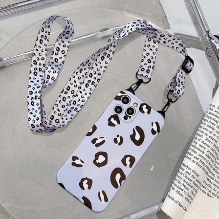 Cat Ear Leopard Print Case -fodral För Iphone 13 Pro