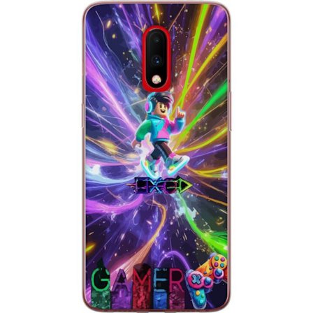 Kompatibelt Mobilskal till OnePlus OnePlus 7 Futuristic Gamer