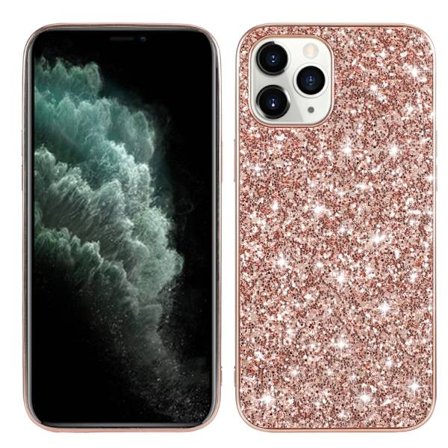 Glitterskal iPhone 14 Pro Max Roséguld