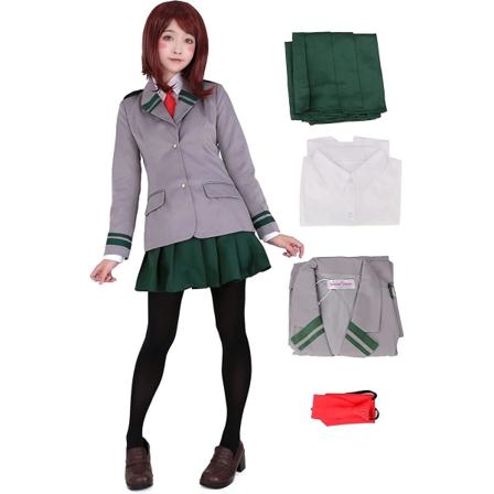 Naisten Anime Hero Cosplay -koulupuku S