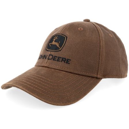 John Deere - Brun adjustable Keps - Oilskin Brown Adjustable @ Hatstore