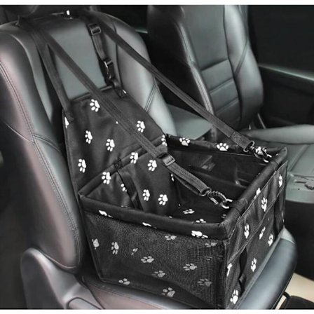 Bæreveske for hund og katt, pustende hund og katt bilbelte (poter)