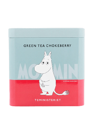 Teministeriet Moomin Green Tea Chokeberries Tin Kaffe, te & dryck Blå 100gram